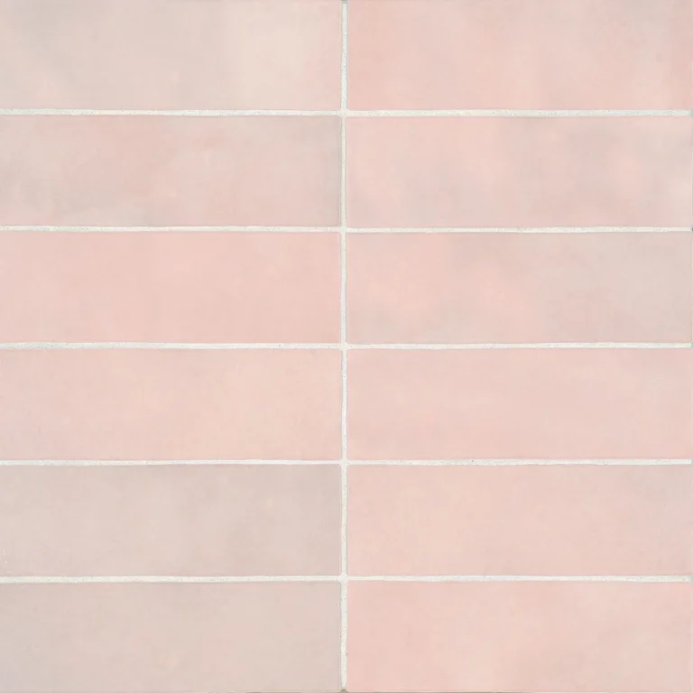 Cloé 2.5 x 8 Glossy Ceramic Tile in Pink