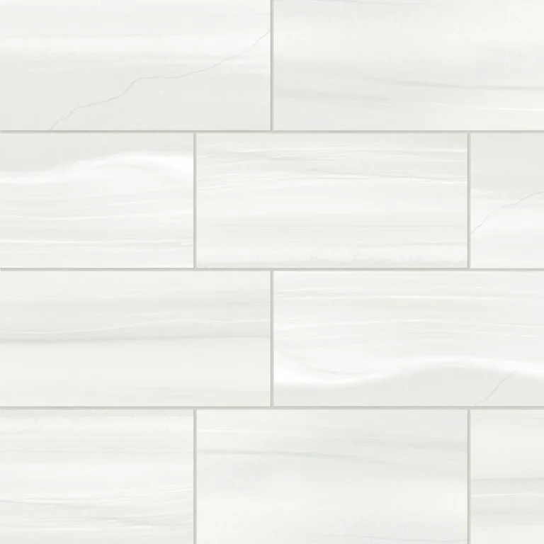 Linear Stone 12 x 24 Honed Porcelain Field Tile in White