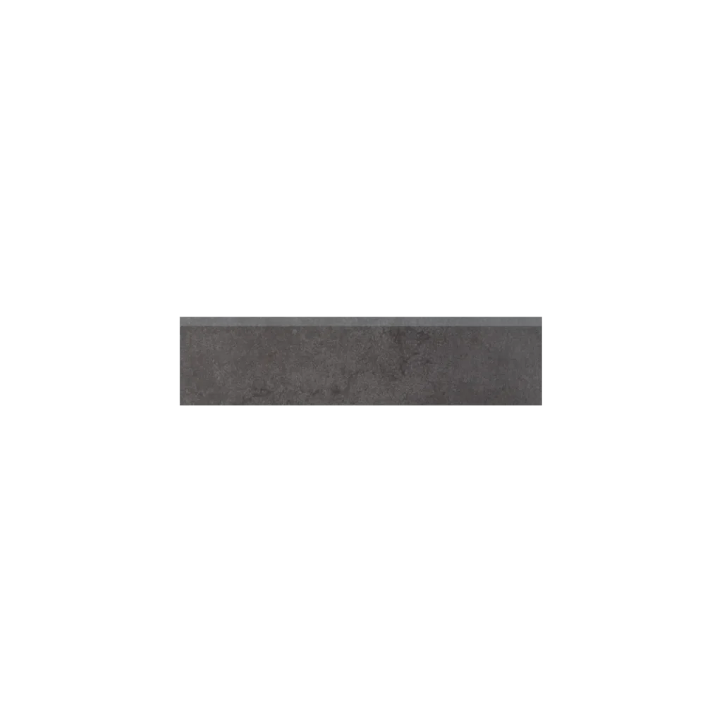 Loft 3 x 12 Honed Bullnose Trim in Dark Grey