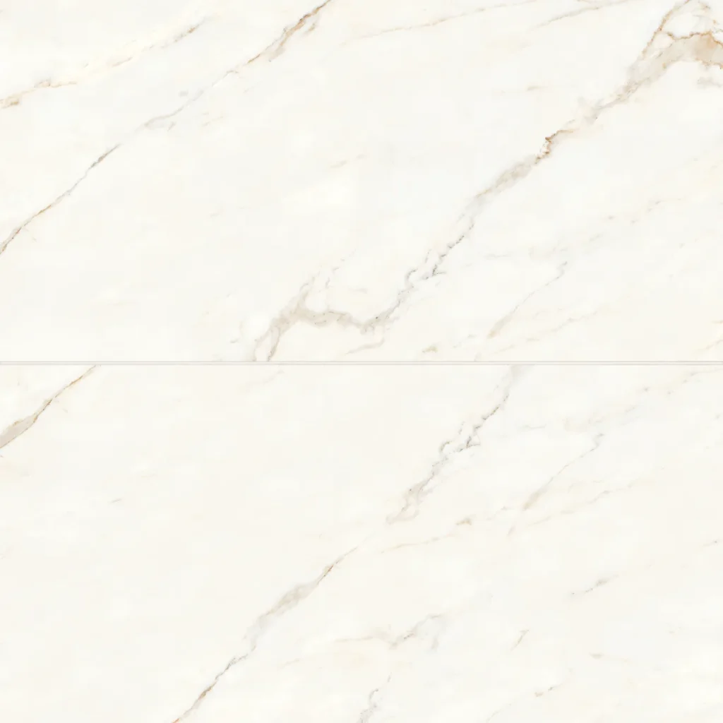 Magnifica 24 x 48 - 8mm Honed Porcelain Tile in Calacatta Oro