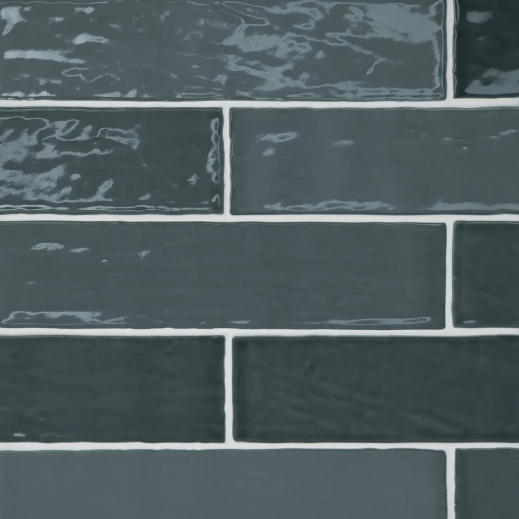 Marin 2.5 x 10 Ceramic Wall Tile in Midnight Tide