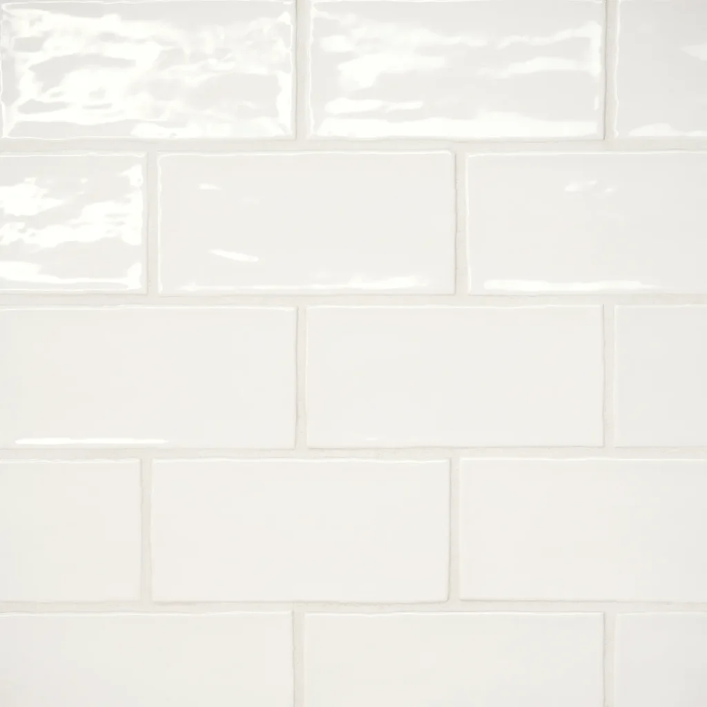 Marin 2.5 x 5 Ceramic Wall Tile in Pearl White