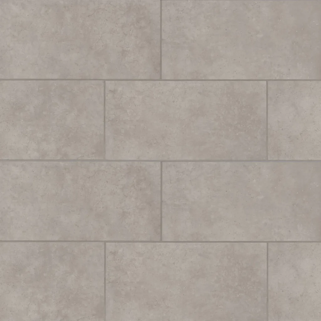 Materika 12 x 24 Matte Porcelain Floor and Wall Tile in Silver