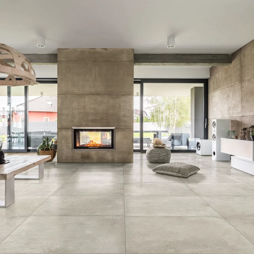 Materika 32 x 32 Matte Porcelain Floor and Wall Tile in Sand floor sample