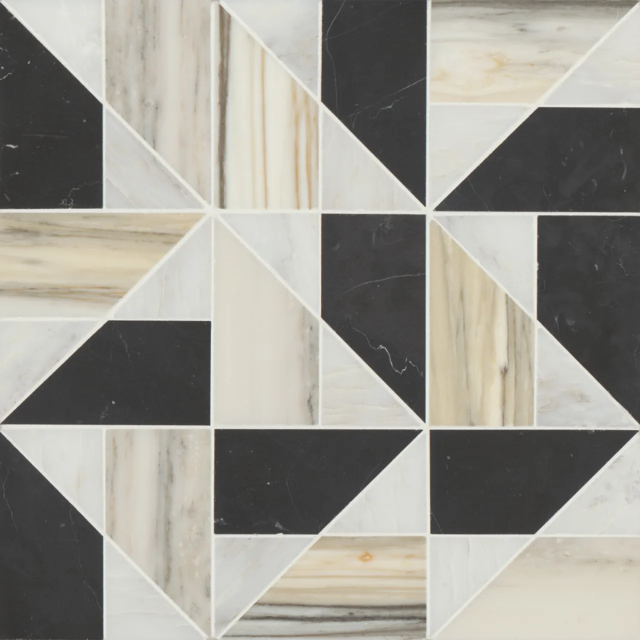 Modni Quin Honed Marble Mosaic