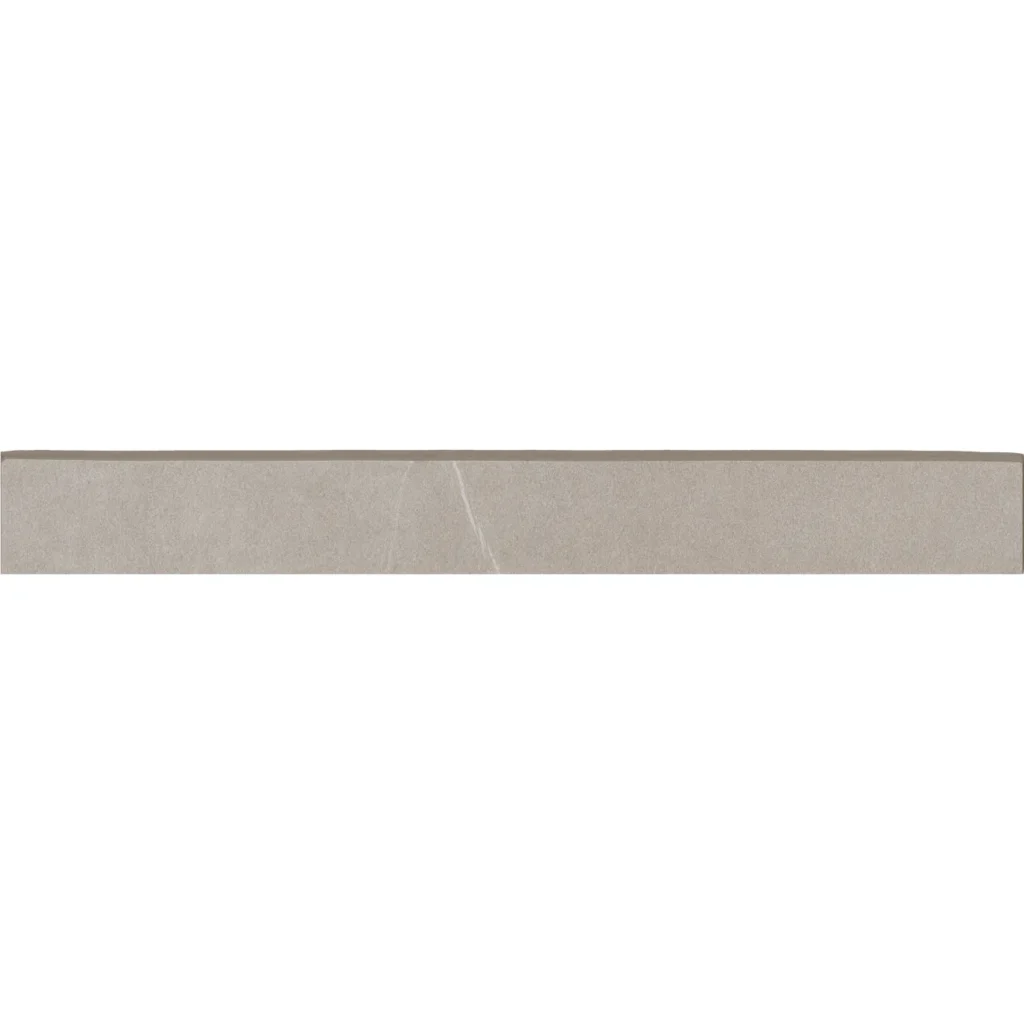 Nomade 3 x 24 Matte Porcelain Bullnose Trim in Bone