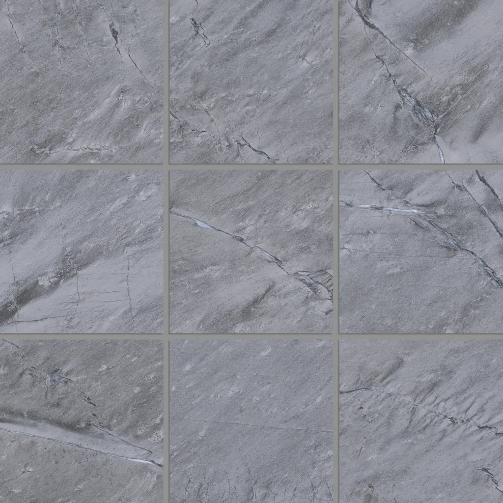 Prati 4 x 4 Honed Porcelain Mosaic in Breccia Grey